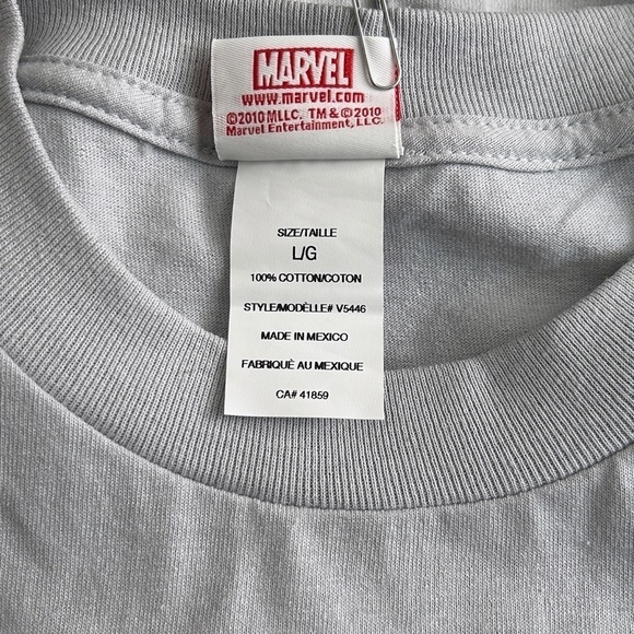 Marvel Comics Iron Man 2 Graphic Tee t-shirt Top Shirt Short Sleeve 100% Cotton - Picture 6 of 11